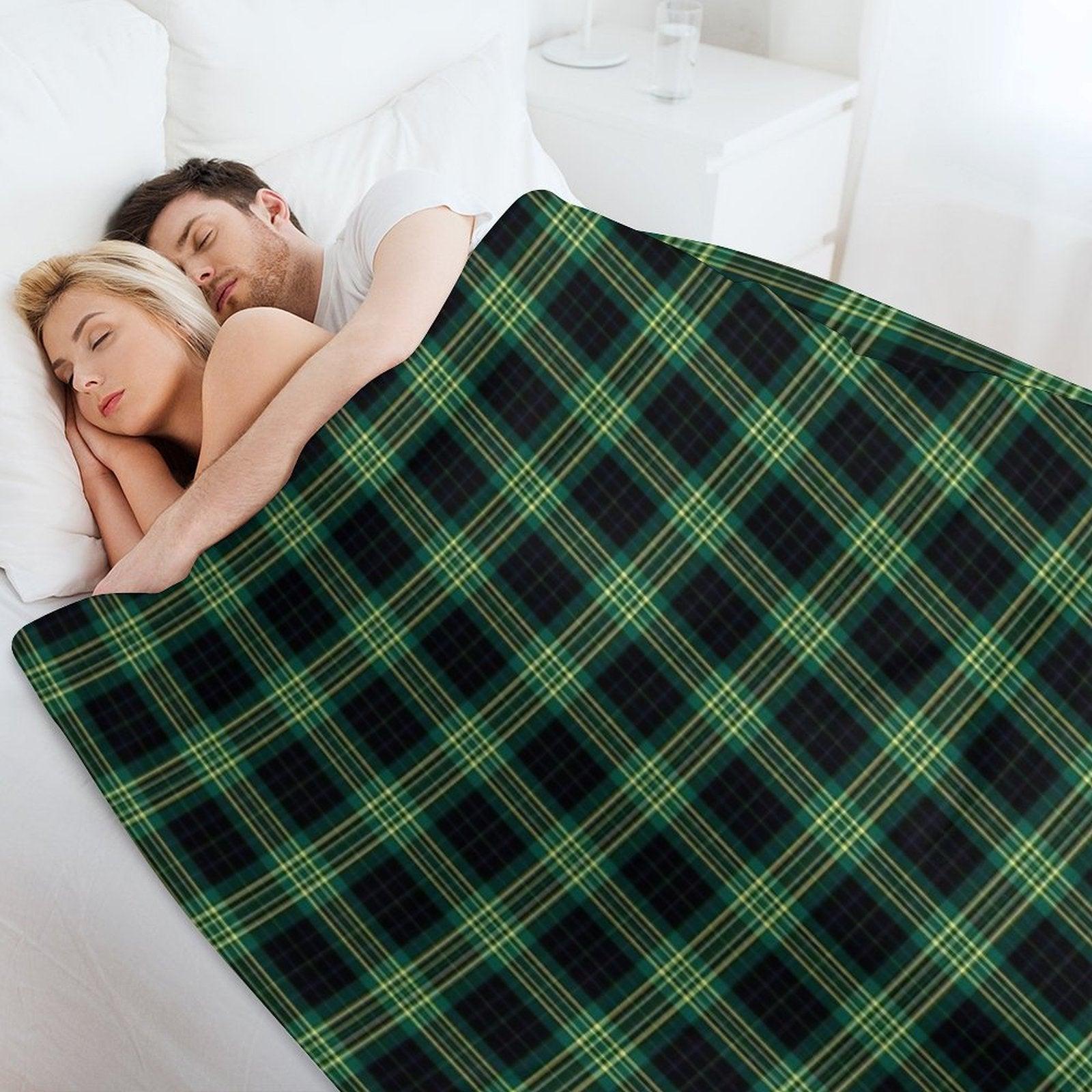 Clan Fitzpatrick Hunting Tartan Throw Blanket
