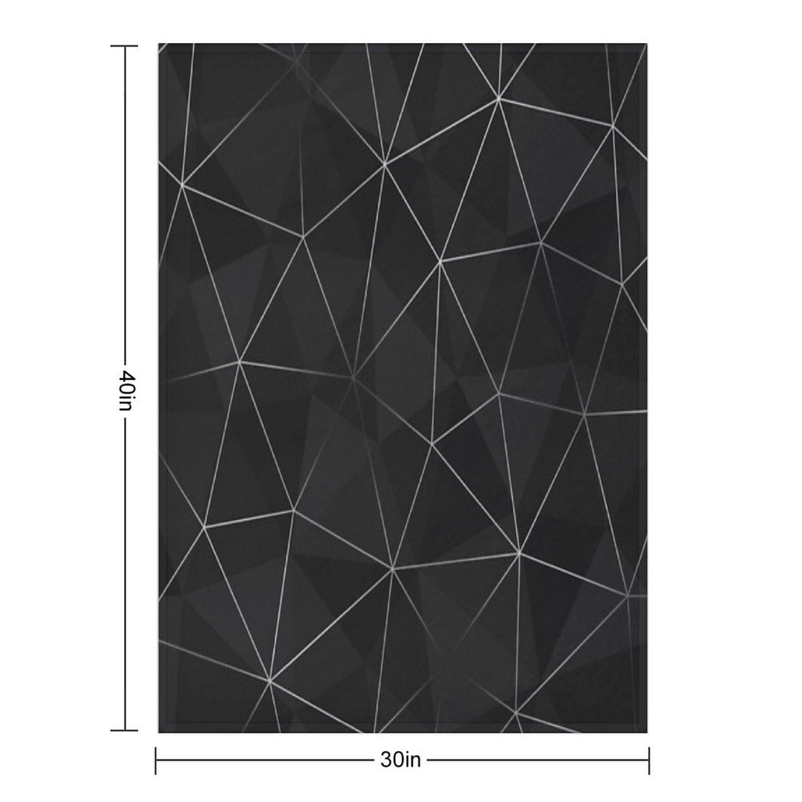 Kintsugi - Silver Mesh Throw Blanket