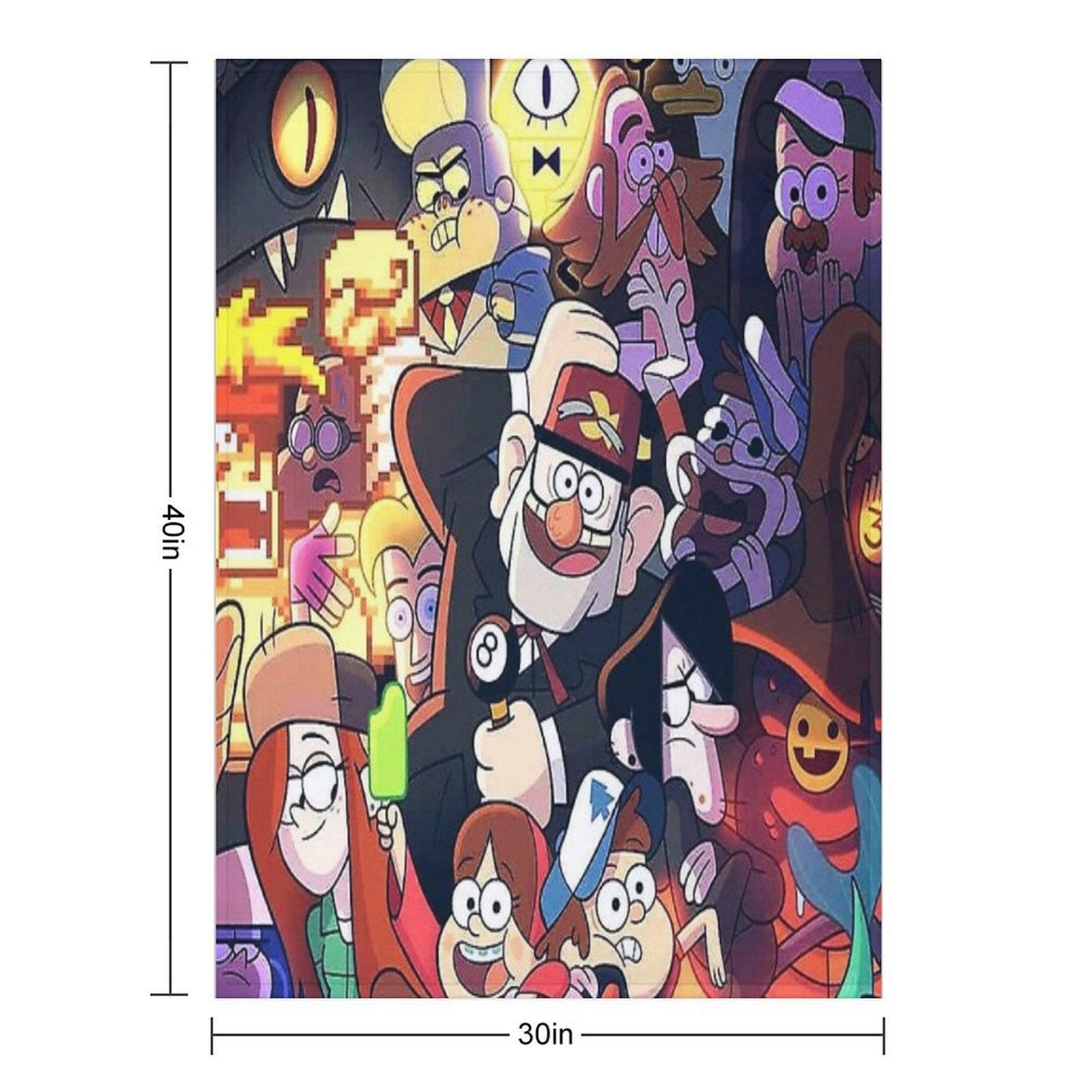 Gravity Falls Throw Blanket