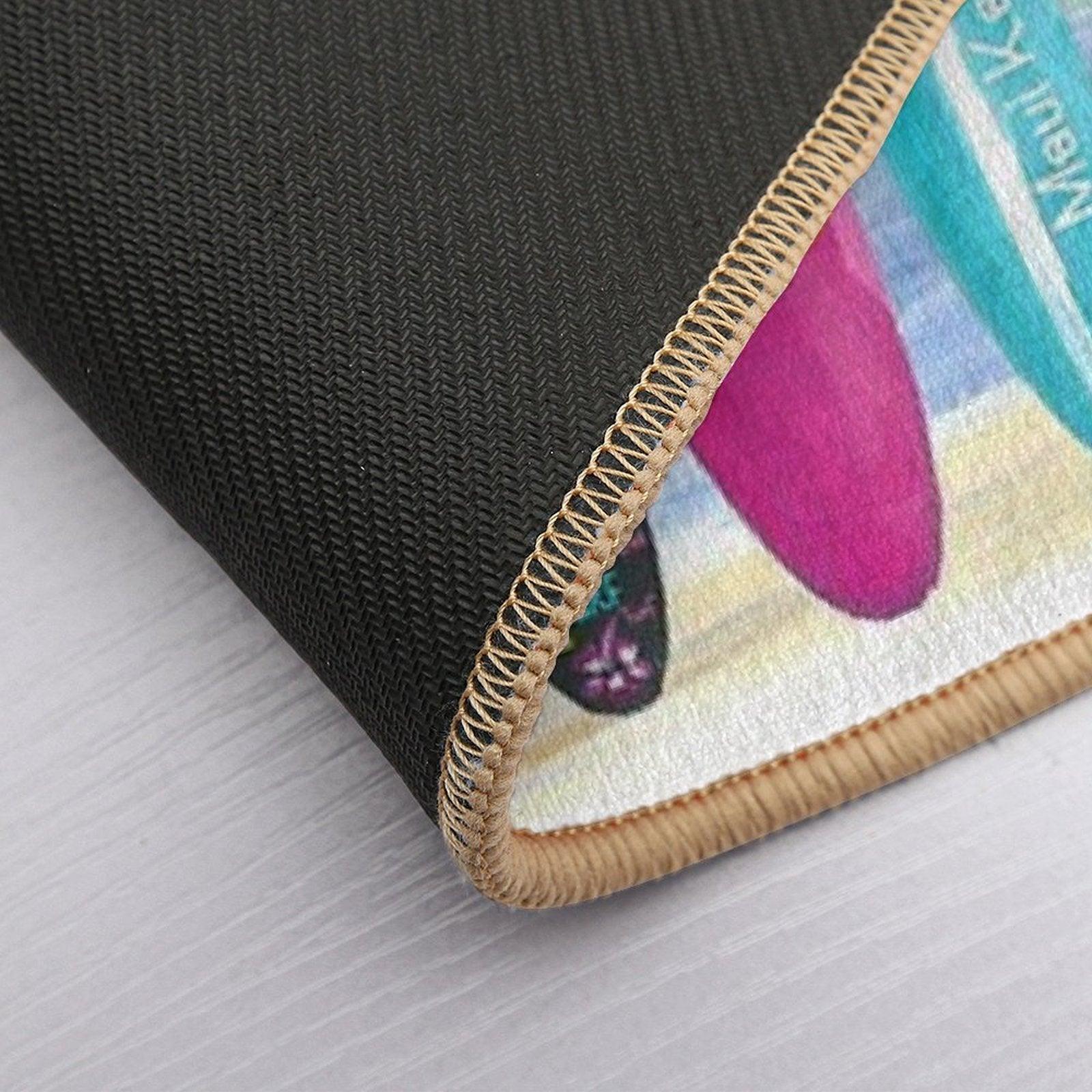 Surfboard Philosophy  - Enjoy Life, Travel And Surf - Surfboard Wall Bath Mat