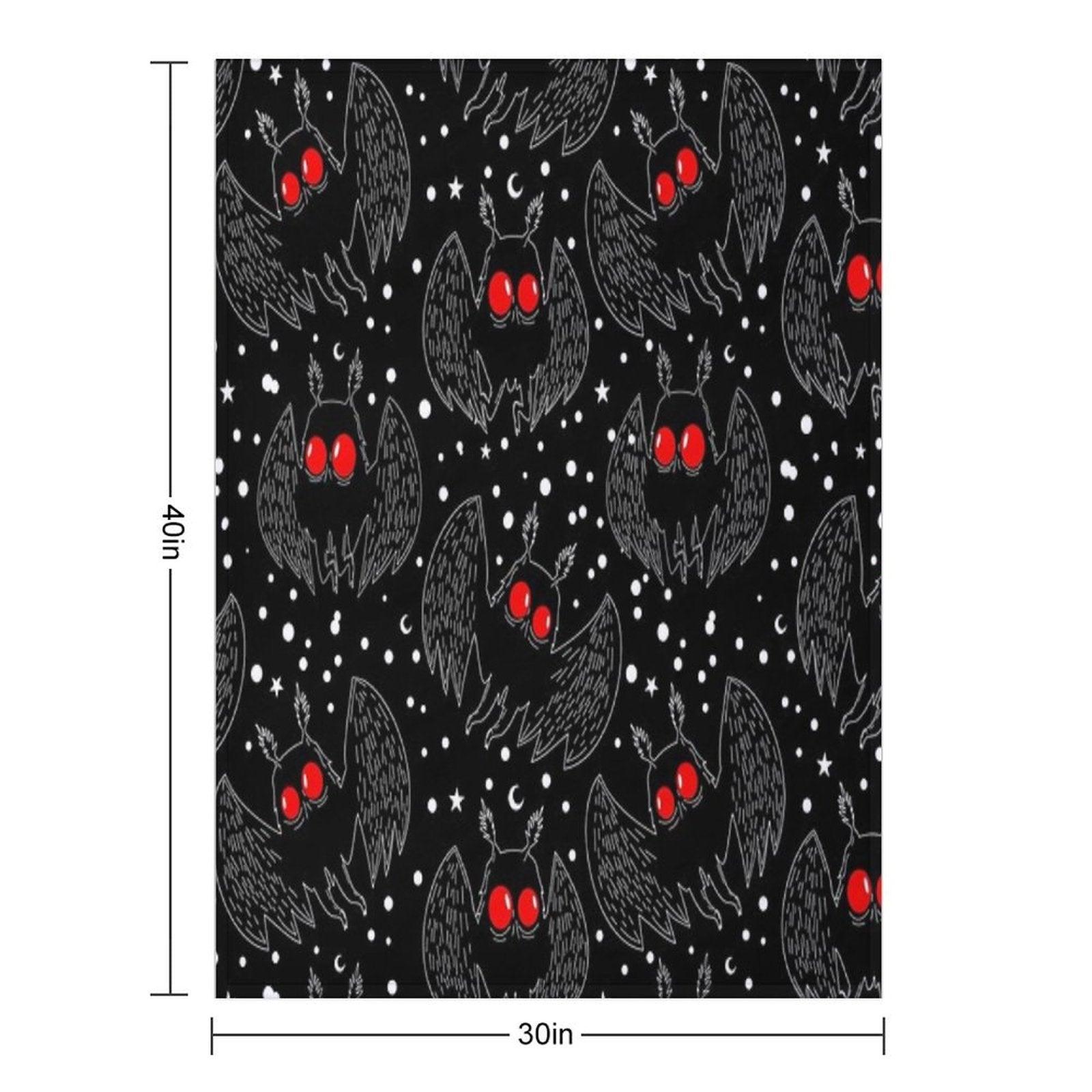 Mothman Night Throw Blanket