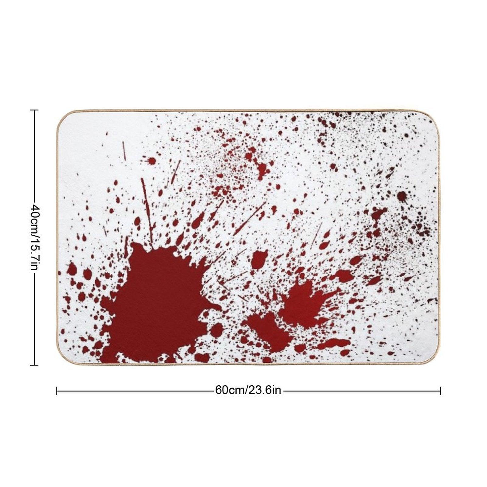 Blood Splatter Bath Mat