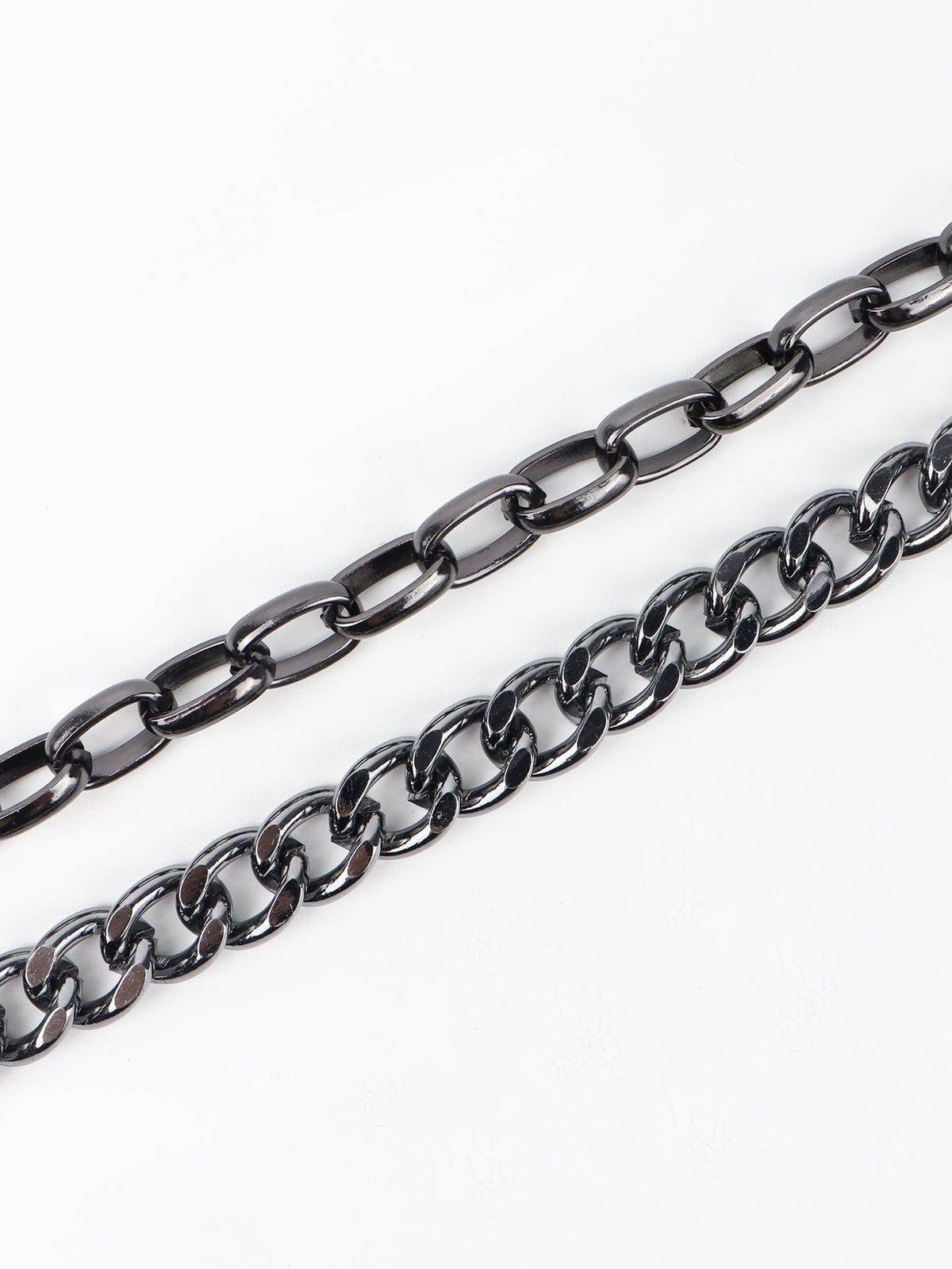 Punk Aluminium Chain Belt For Unique Fashion Statement