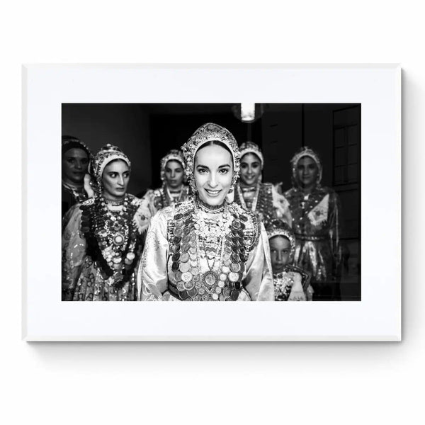 Limited Edition numbered and signed. Bride in Diafani, Olympos, Karpathos, Dodecanese | Black-and-white wall art photography from Greece