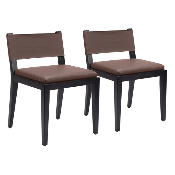 Roxas Dining Chair (Set of 2) Brown