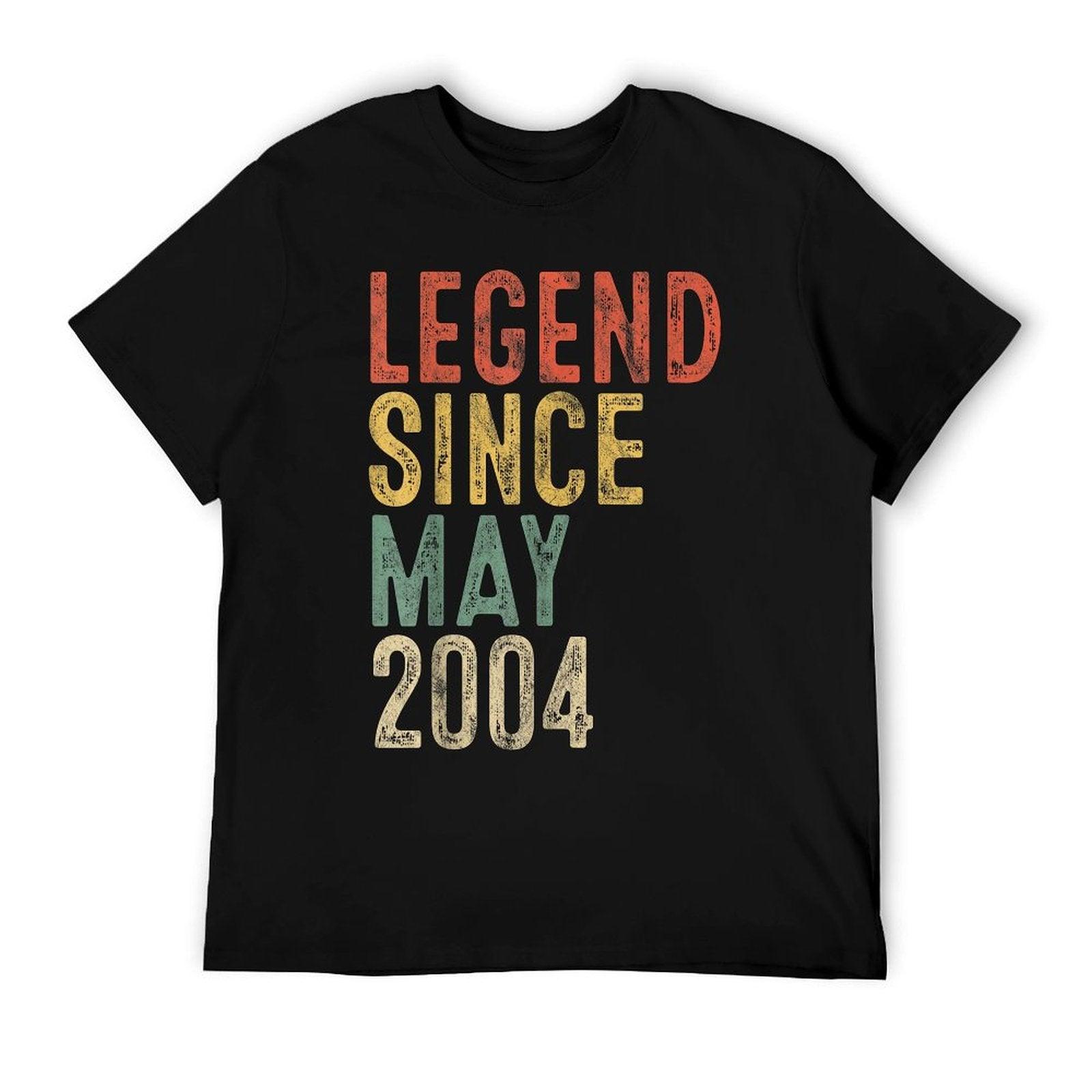 Legend 2004 21st Birthday Gifts for Men Women 21 Year Old T-Shirt
