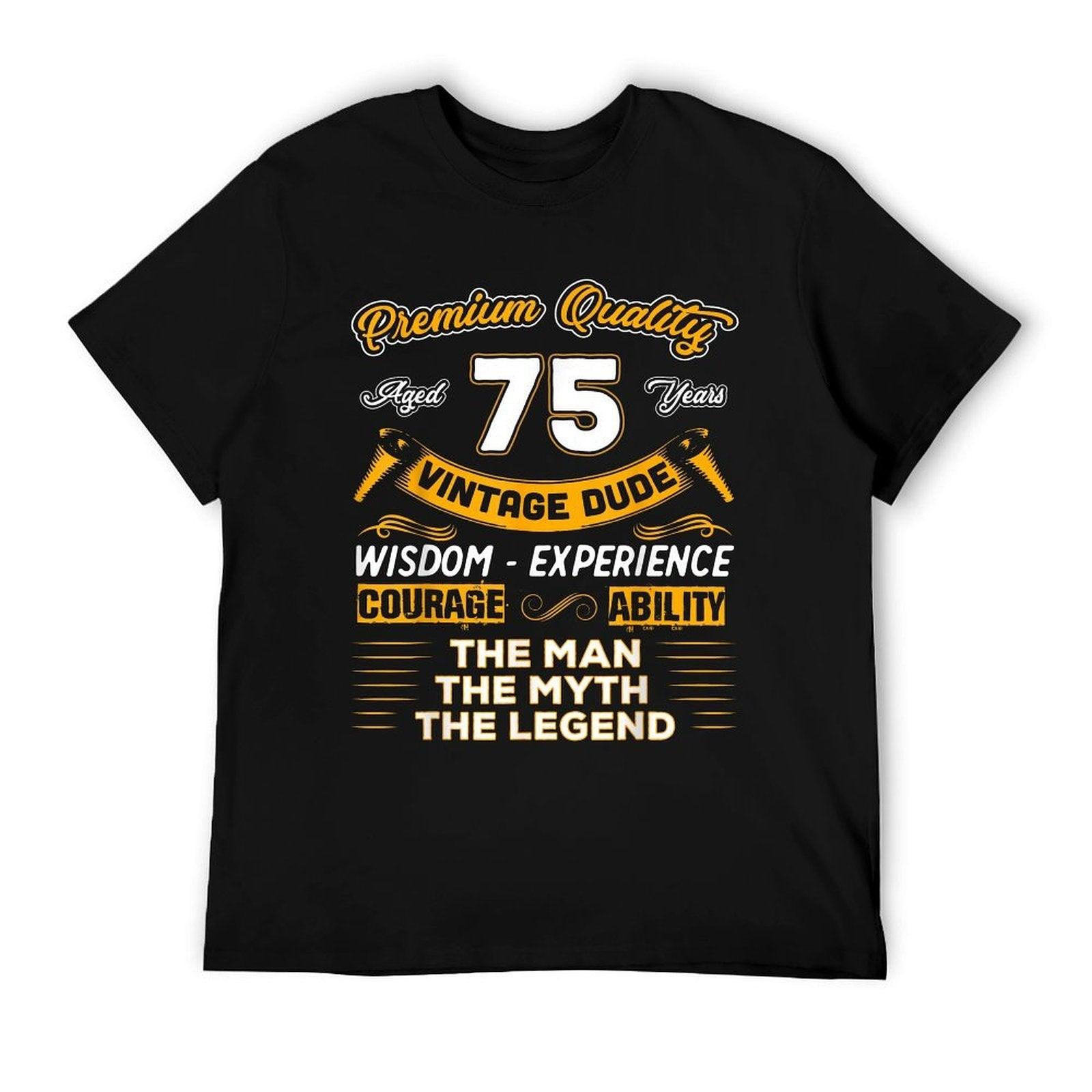 Vintage The Man Myth Legend 75 Yrs 75th Birthday Gift T-Shirt