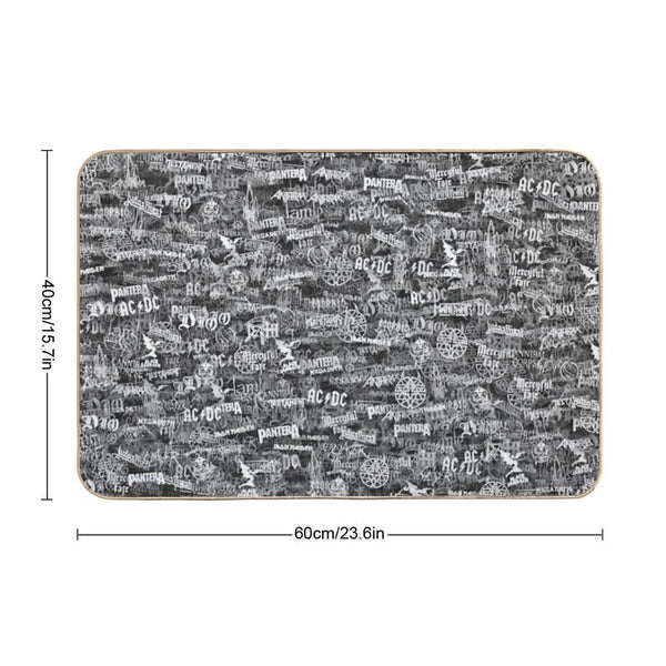 Heavy Metal Bands Bath Mat
