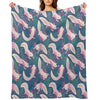 Axolotls Throw Blanket