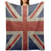 Union Jack Throw Blanket - Warm Winter Blanket with UK Flag Throw Blanket