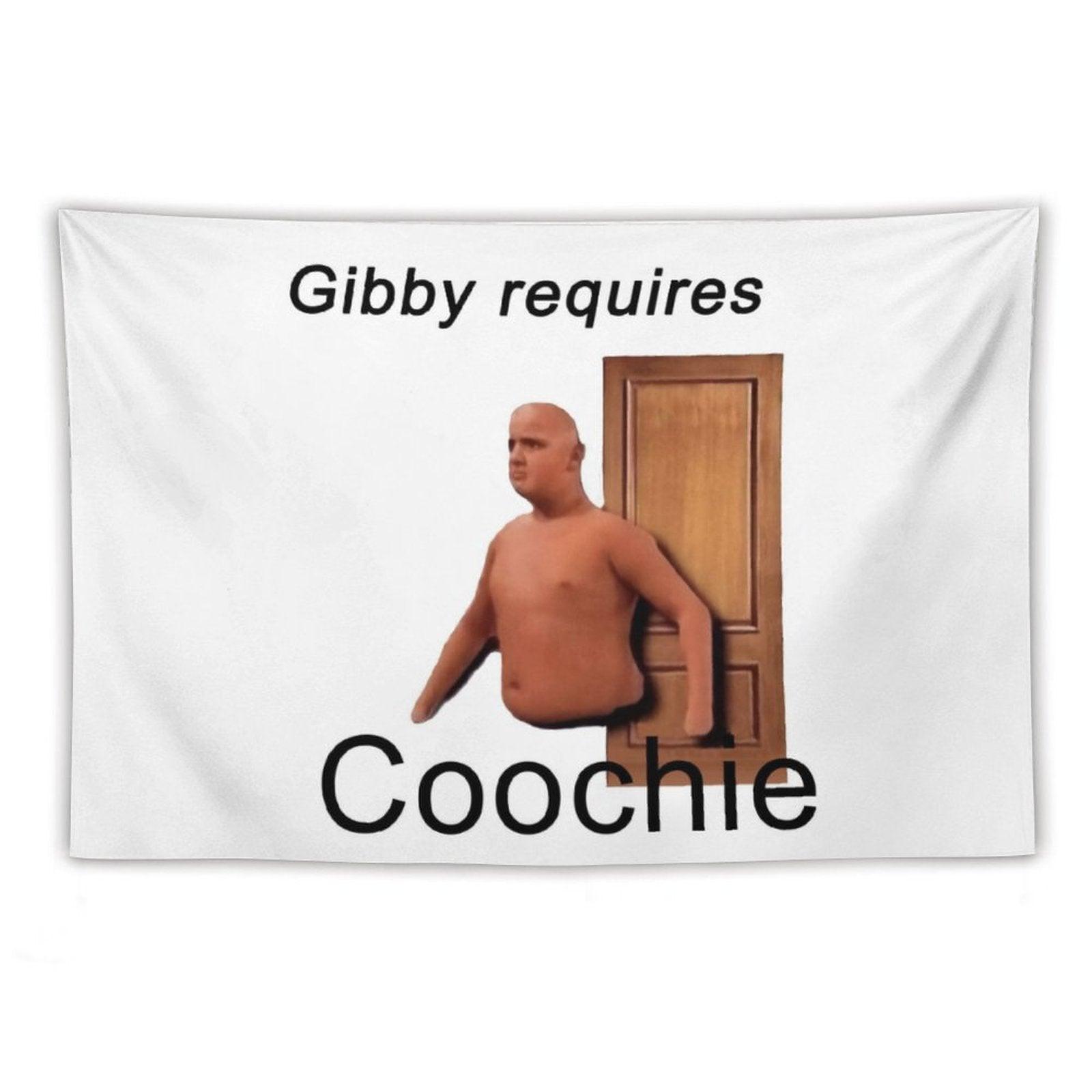 Gibby Requires Coochie Tapestry