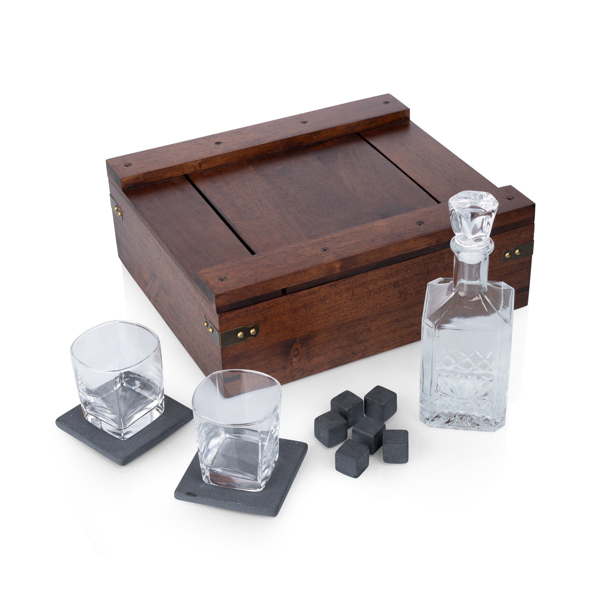 Whiskey Box Gift Set with Decanter Picnic Time Family of Brands