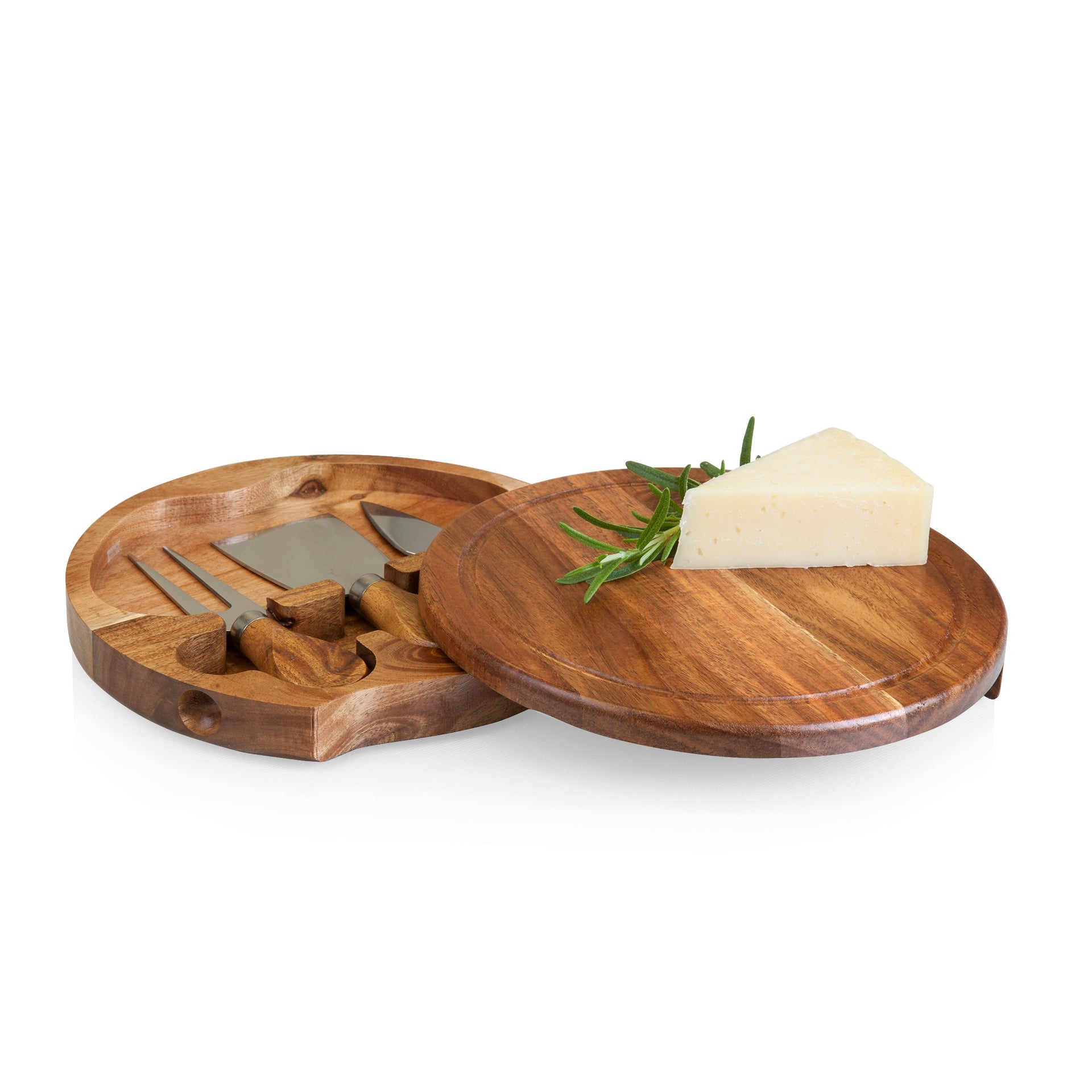 Acacia Brie Cheese Cutting Board & Tools Set Picnic Time Family of Brands