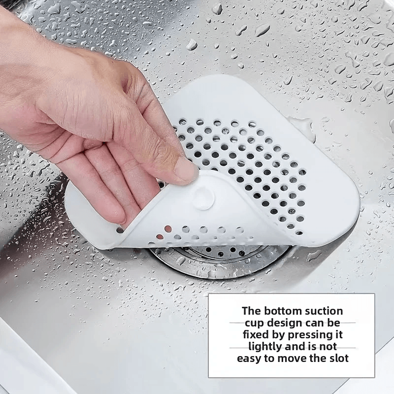 Silicone Anti-blocking Sink Drain Covers for Kitchen & Bathroom