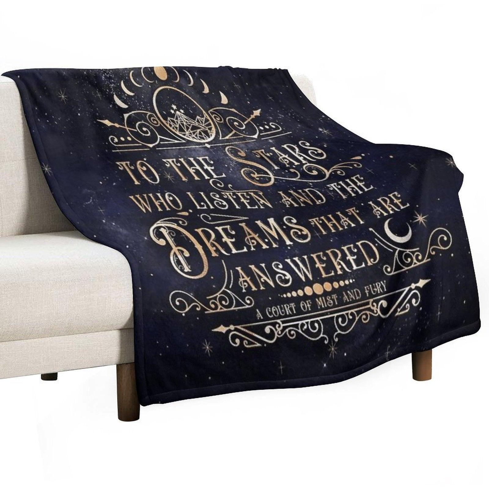 To The Stars Throw Blanket