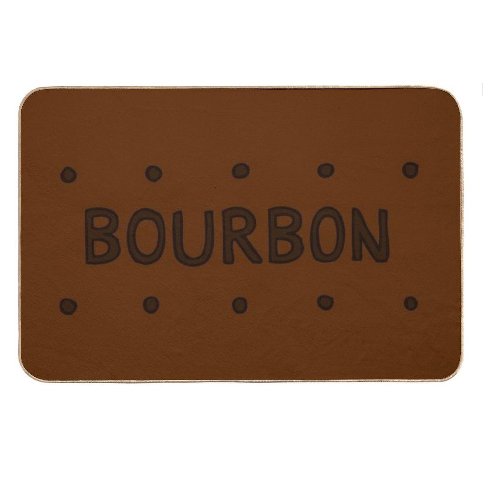 Chocolate Bourbon Biscuit Bath Mat