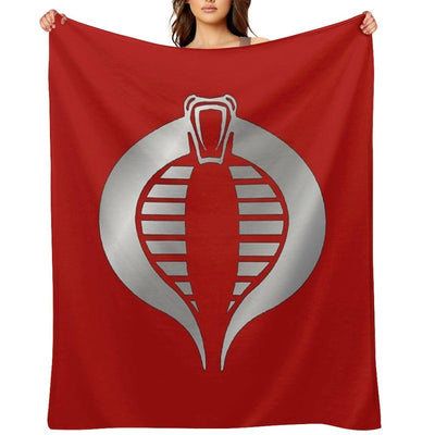 Cobra Crimson Guard Logo Throw Blanket
