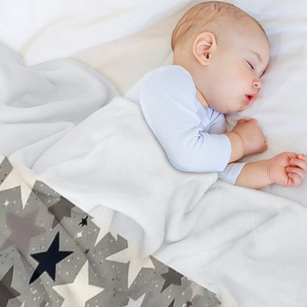 Seamless Pattern of Star All-season Throw Blanket