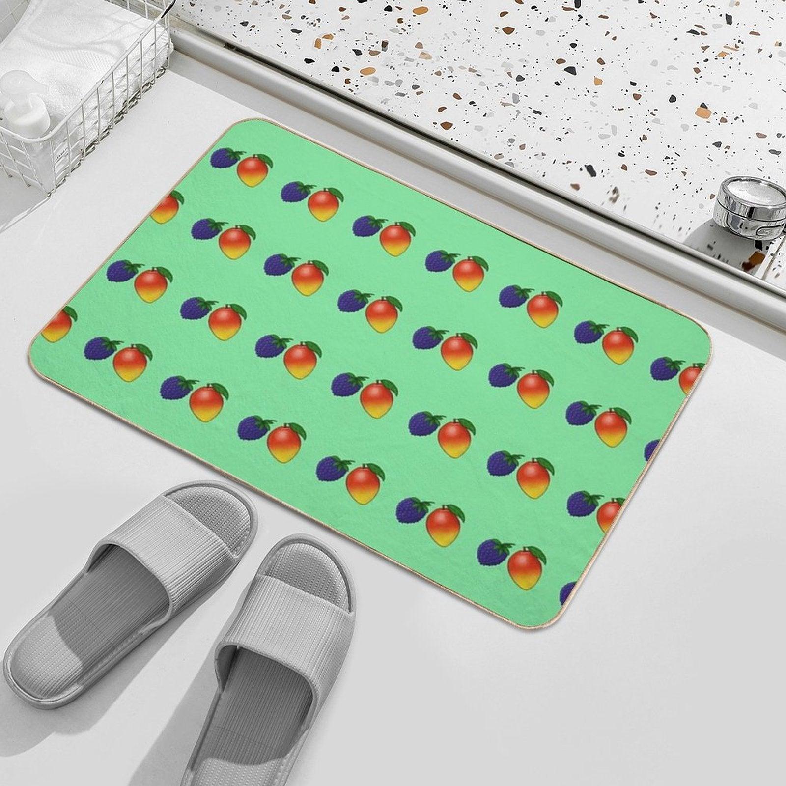Blackberry Mango  Dirt-Trapping Bath Mat