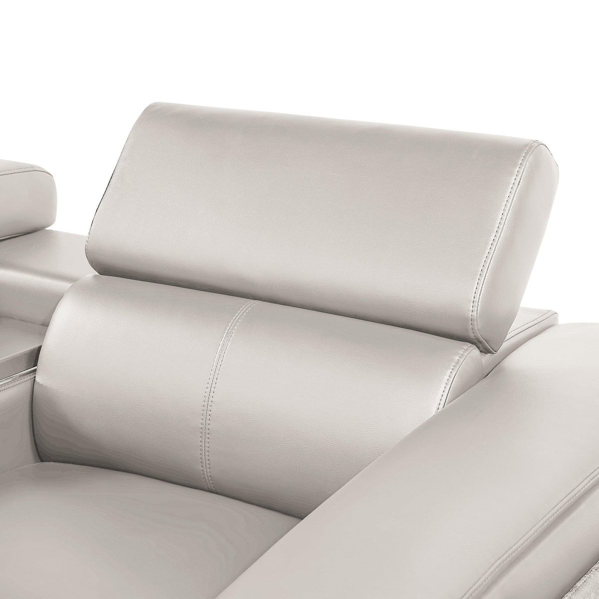 Nova Modern Style Sectional with Console and Bluetooth Speaker