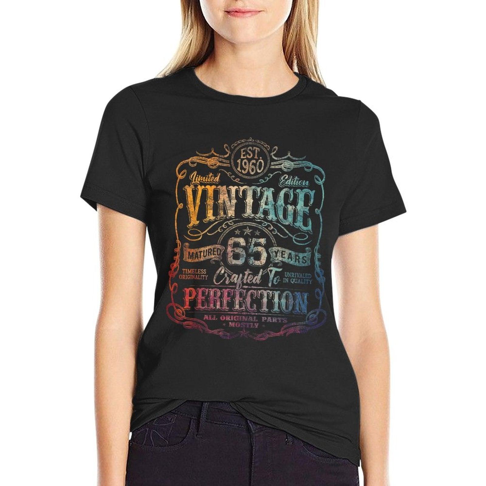 Vintage 1960 Limited Edition 65 Year Old 65th Birthday T-Shirt