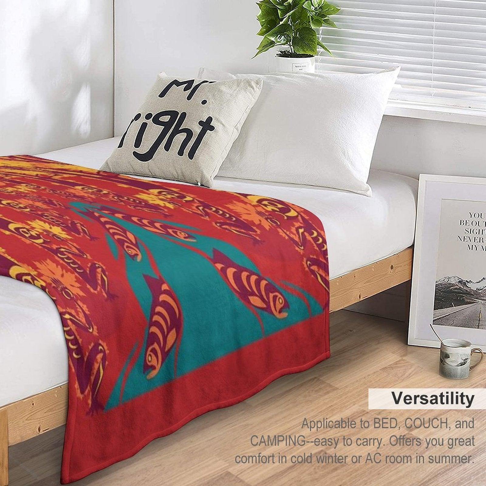 IT̸EL̵OṈSET Throw Blanket