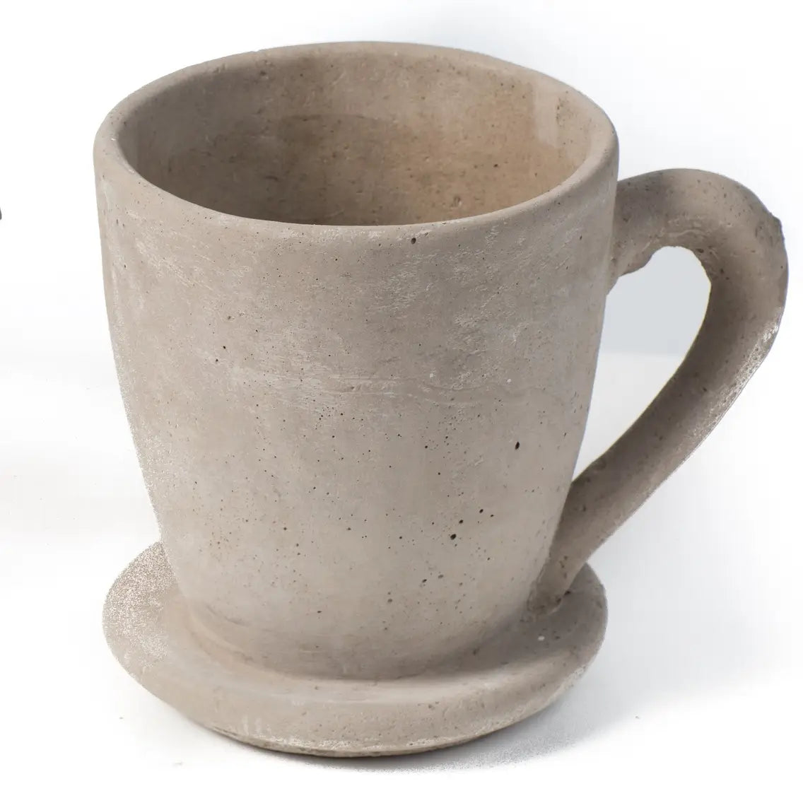 Cement Tea Mug Planter