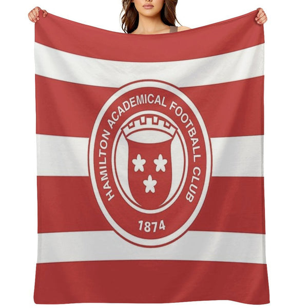 Hamilton FC Home Kit Eco-conscious Throw Blanket