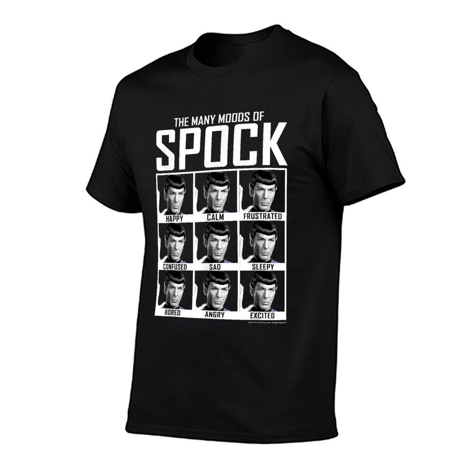 Star Trek The Original Series Moods of Spock Textbook T-Shirt