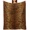 Tiger Animal Print Lightweight Throw Blanket