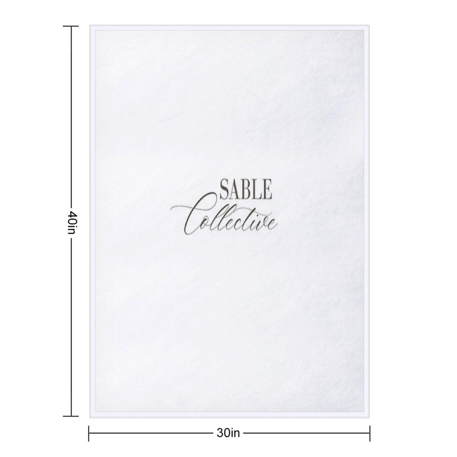 Sable Collective Logo Throw Blanket