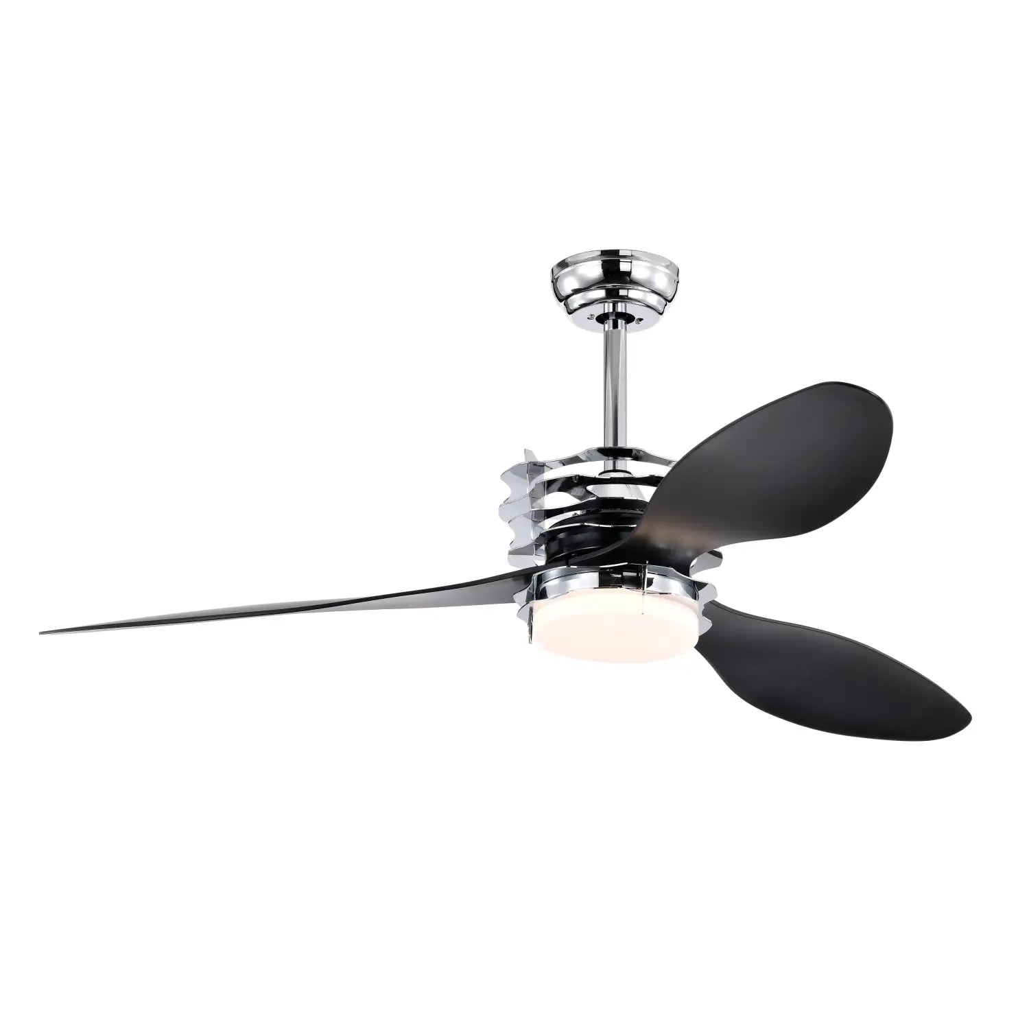 Ceiling Fan for Living Room with 3 ABS Blades, LED Light & Remote