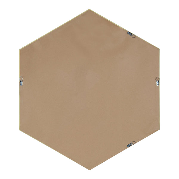 Rhodes Framed Hexagon Wall Mirror