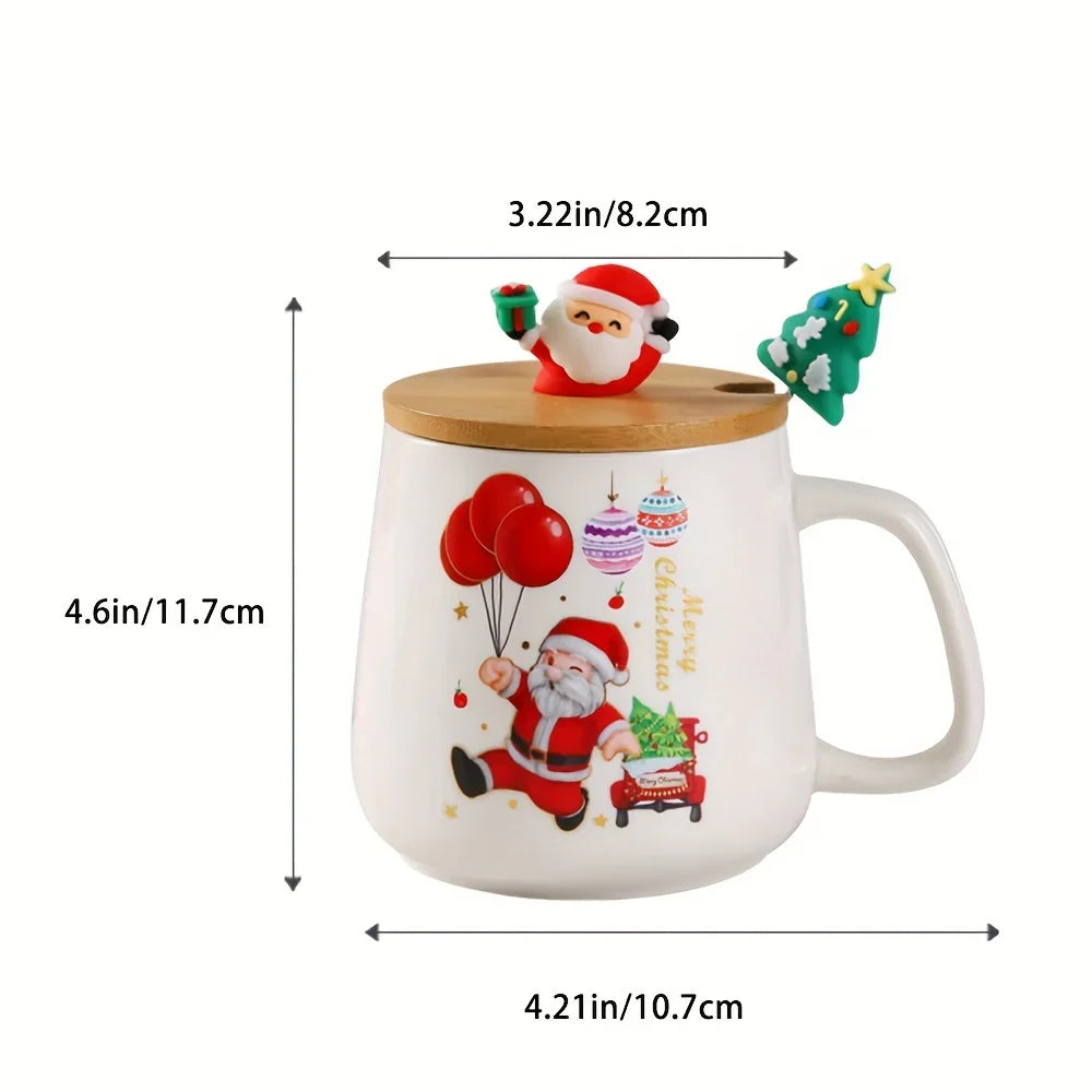 Ceramic Santa Claus Mug - Christmas Gift Set