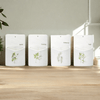 Set of 4 Ceramic Herb Wall Pockets