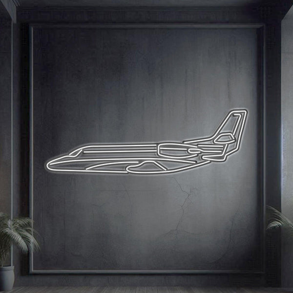 Citation XLS Metal Neon Aircraft Wall Art - NCN0025