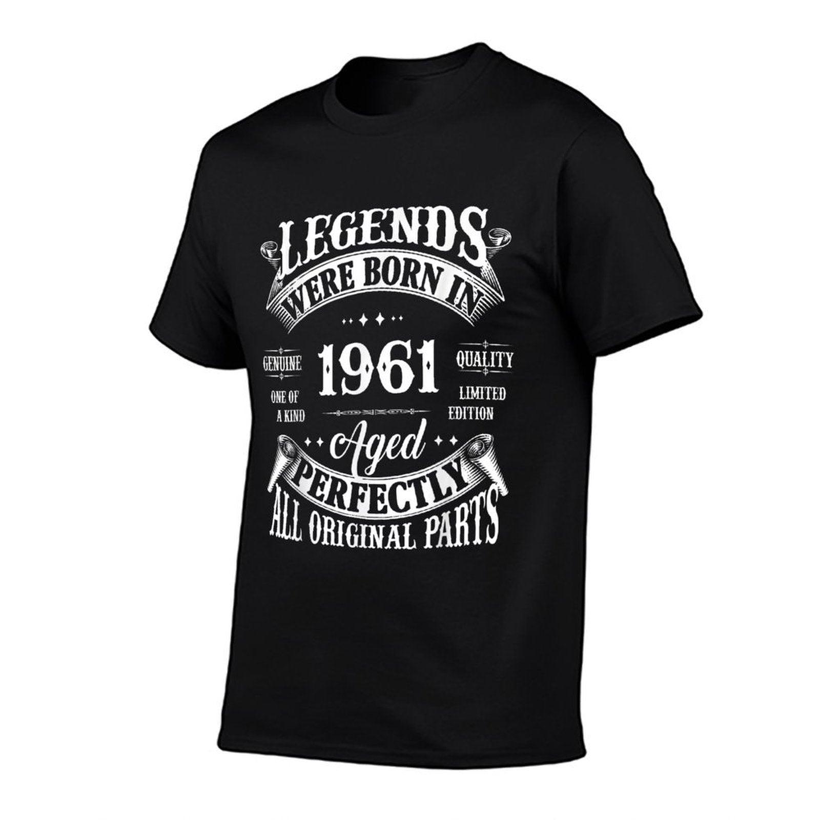 64th Birthday Vintage Legends Born In 1961 64 Years Old T-Shirt