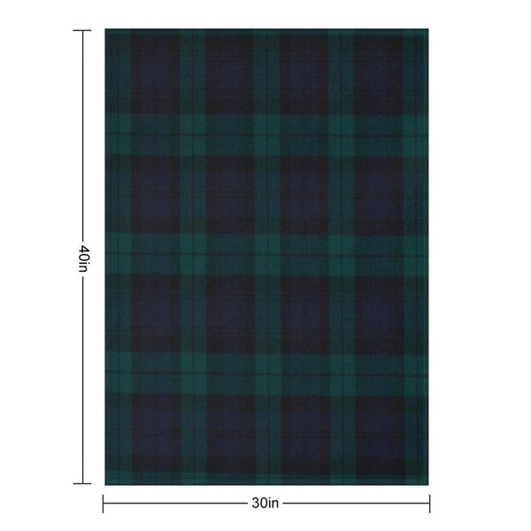 Black Watch Scottish Tartan Throw Blanket