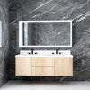 60 Inch W x 30 Inch H Rectangular LED Bathroom Mirror