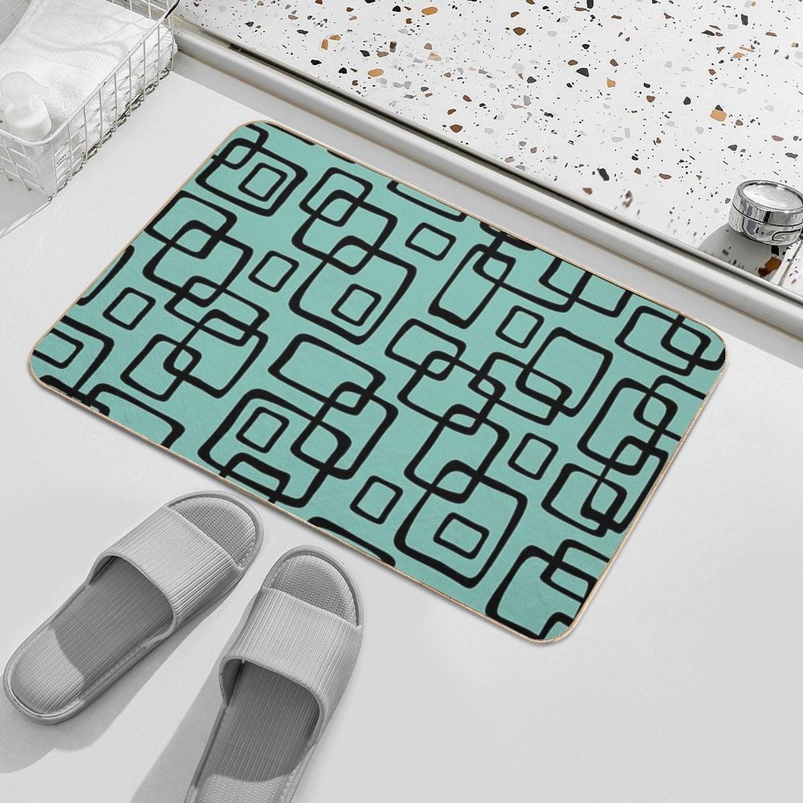 Mid Century Modern Decoration Bath Mat
