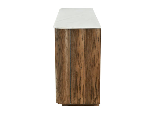 Woodside Credenza - Medium Oak