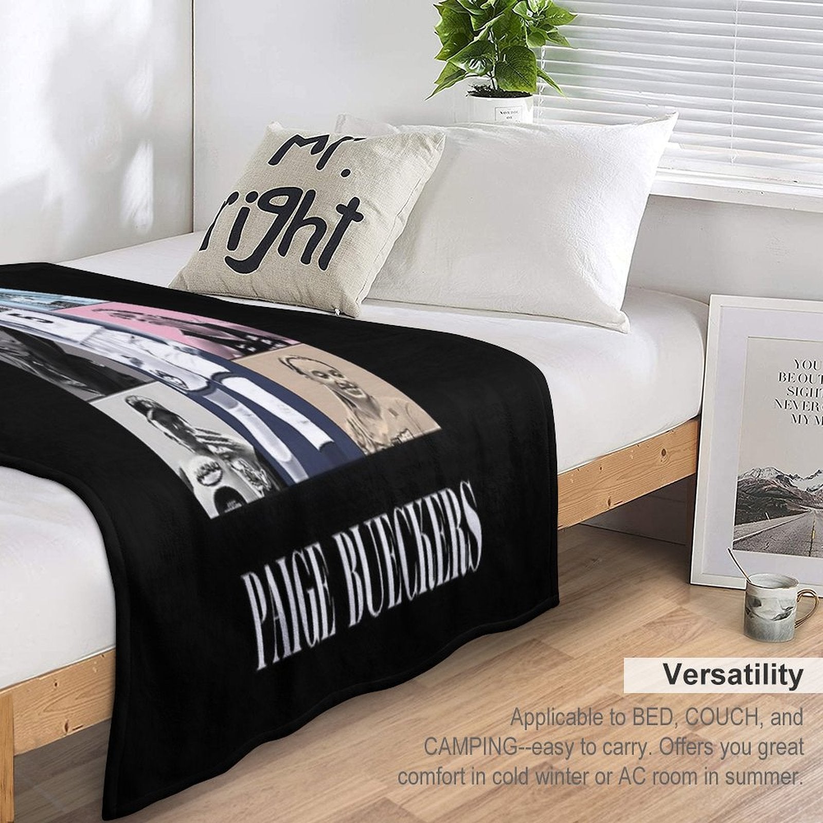 Paige Bueckers Eras Tour Eco-conscious Throw Blanket