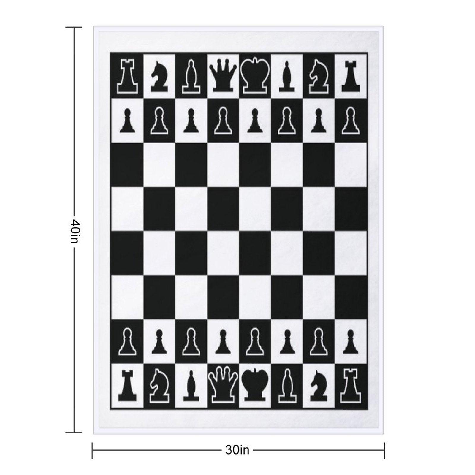 Chess Board Blanket Throw Blanket