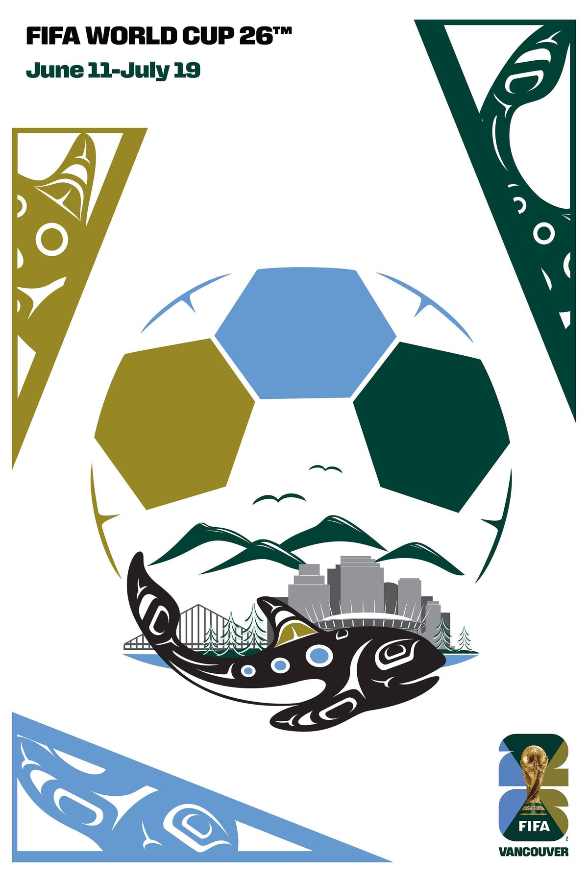 FIFA World Cup 26™ – Vancouver Poster (Officially Licensed)