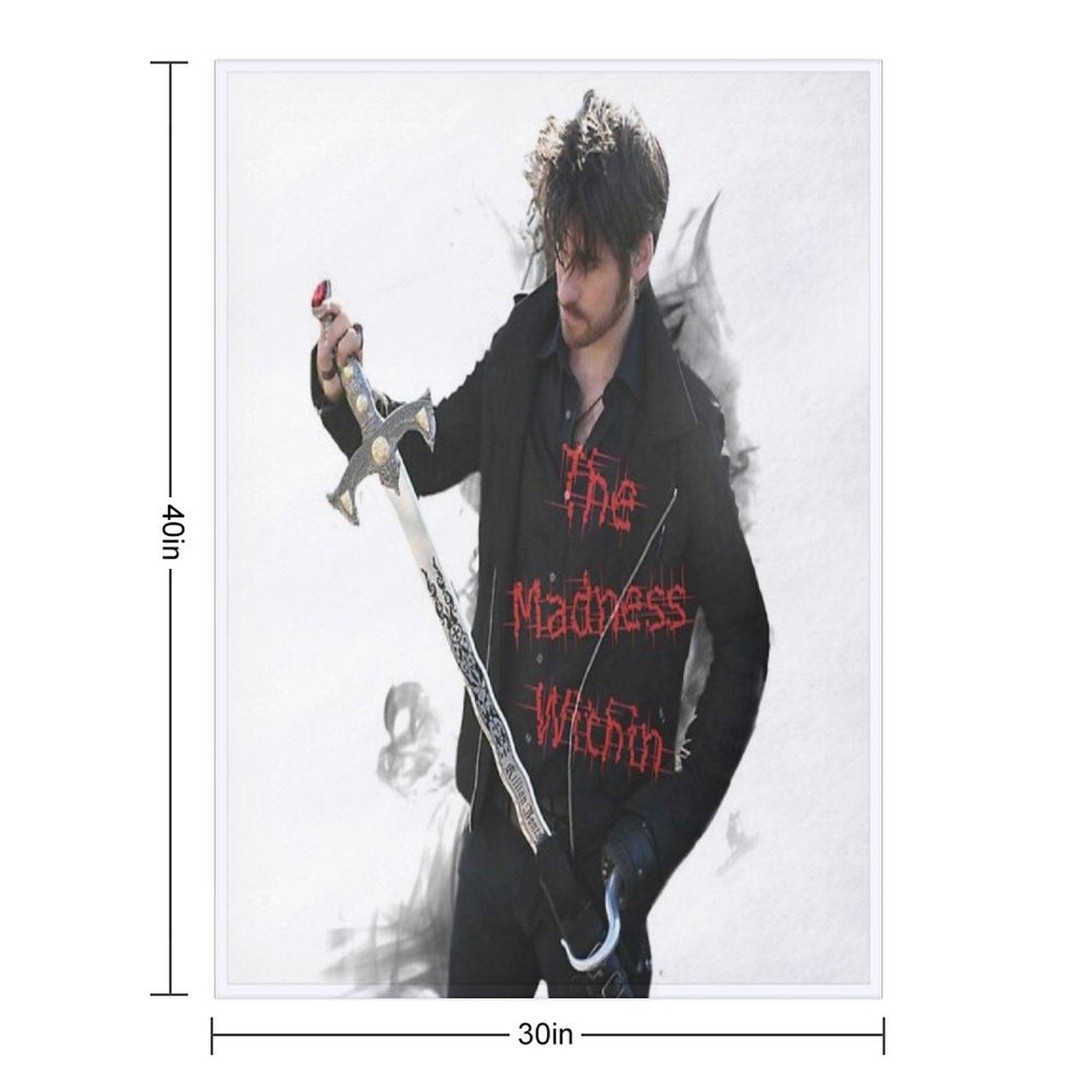 The Madness Within Throw Blanket