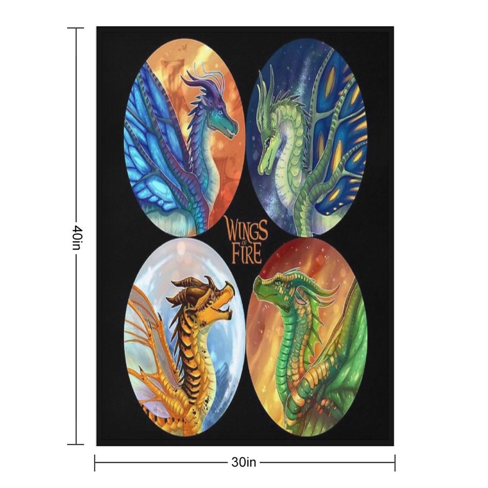 Wings of Fire - Heroes of The Lost Continent Throw Blanket