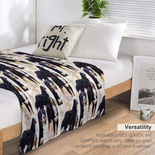 Bernese Mountain Dog Throw Blanket
