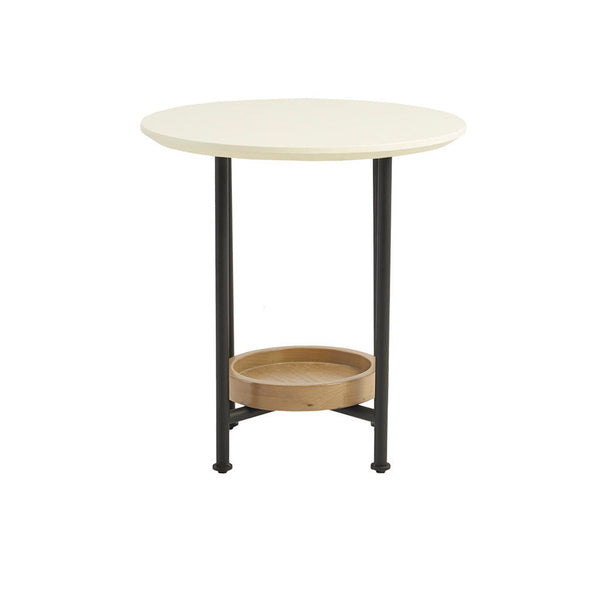 White/Natural End Table BLAKHOM