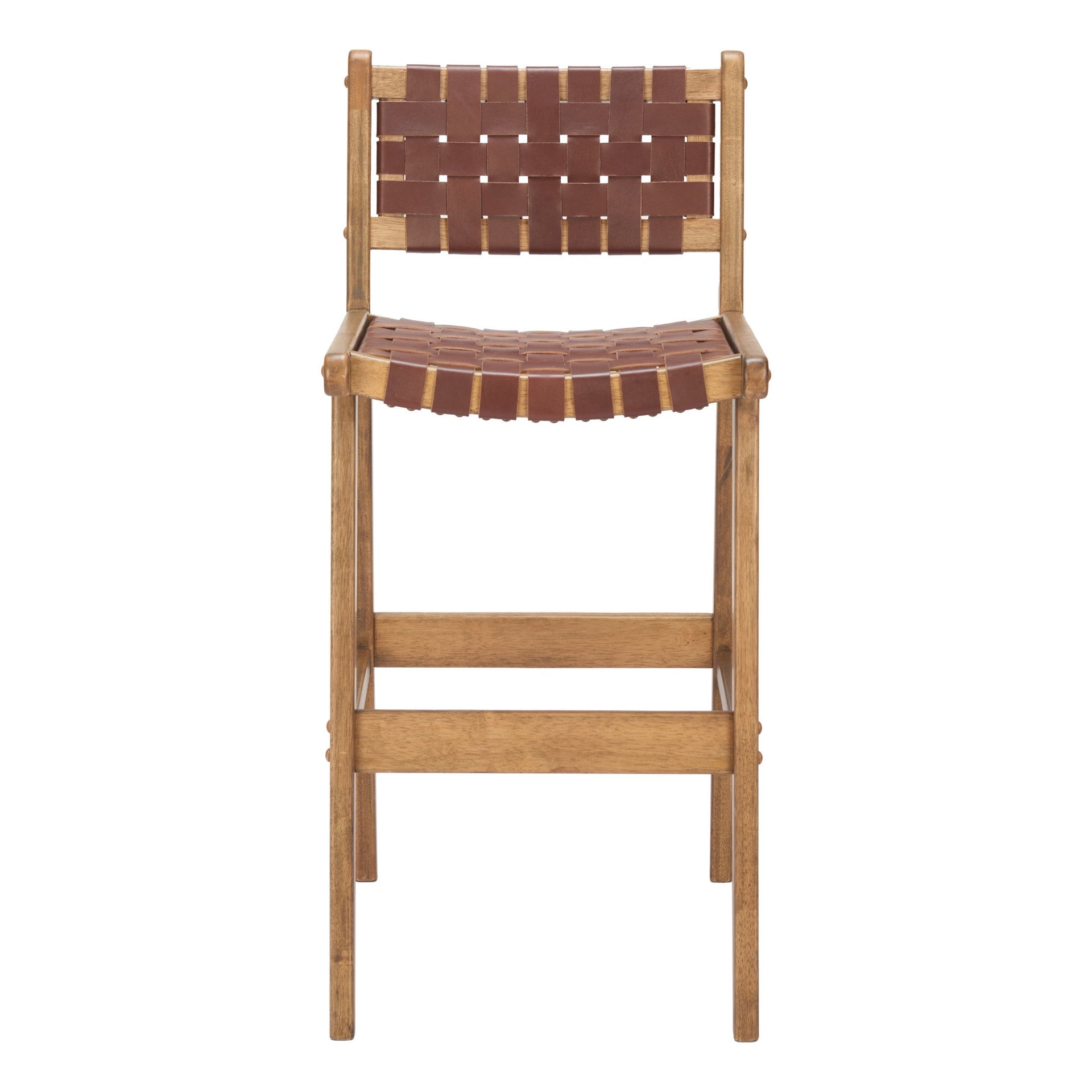 Feder Barstool (Set of 2) Brown