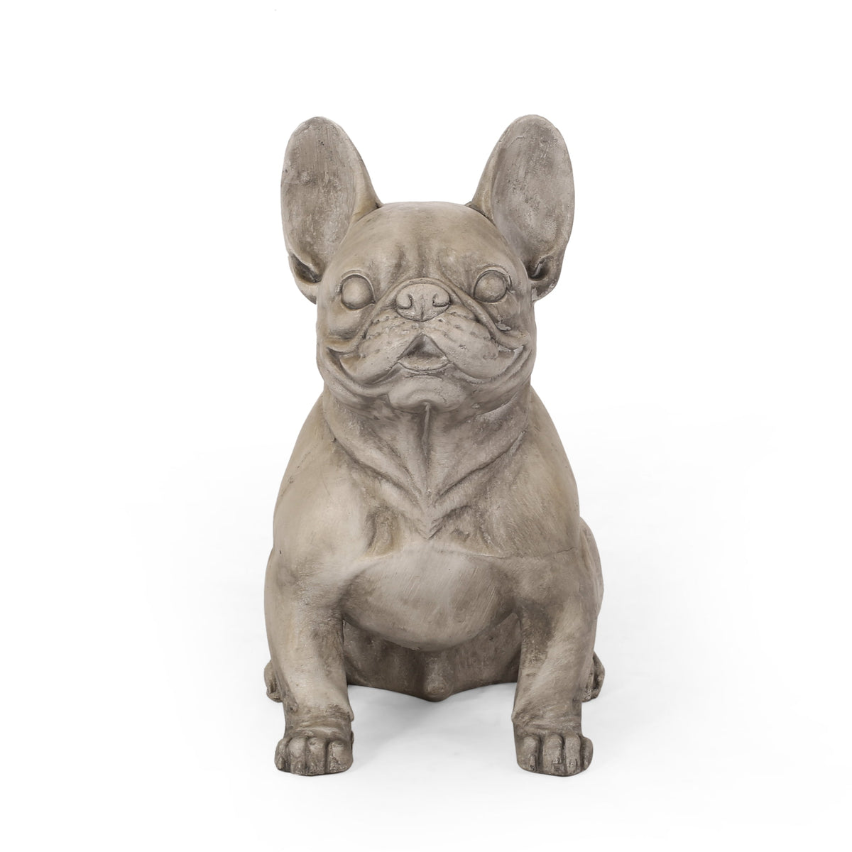 Dog Garden Sculpture, Outdoor French Bulldog Garden Statue